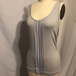 Banana Republic Pleated Front Scoop Tank Top